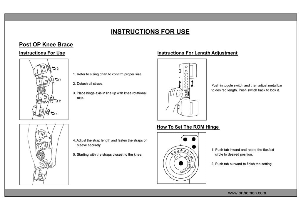 Post-Op Knee Brace